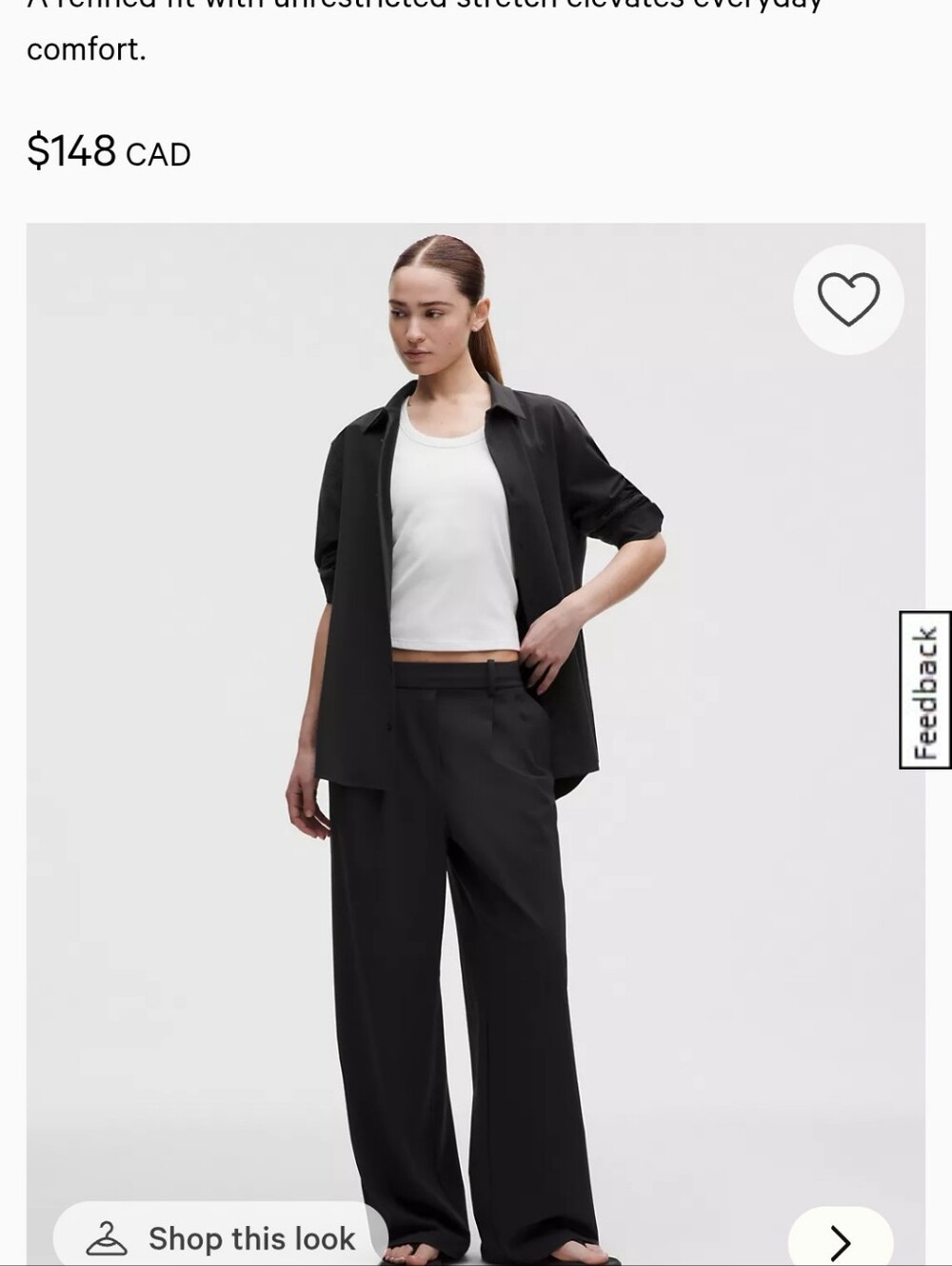 Lululemon Daydrift High-Rise Wide-Leg Trouser